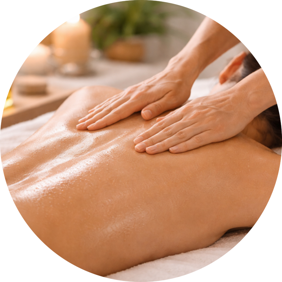 Massage à l'huile - Corps, Dos Jambes - Sur Montjean sur Loire et Angers - En cabinet, à Domicile, en entreprise, en structure de santé